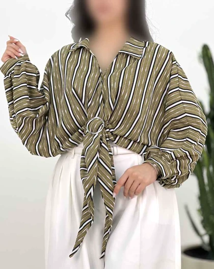 شومیز سگک دار دلوین(38)کد:5156