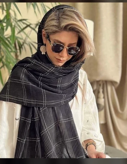 شال مشکی زارا