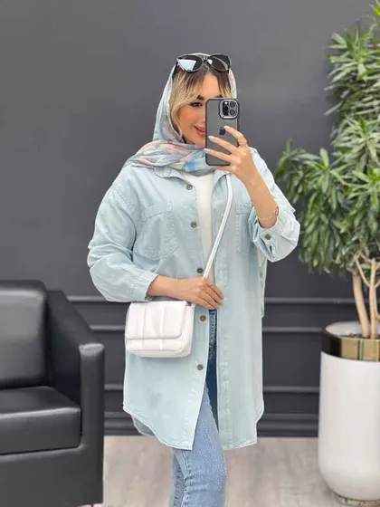 مانتو پشت پیله دو جیب
