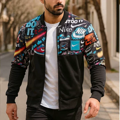 سویشرت نایک رنگی مردانه مدل L62