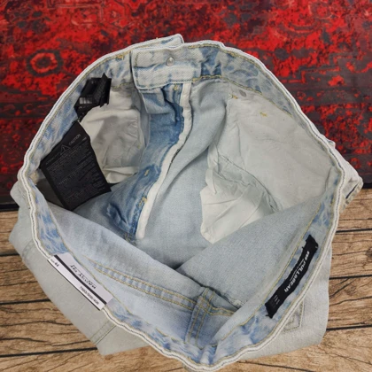 شلوار جین نیم بگ بدون جنسیت pull & bear کد 377