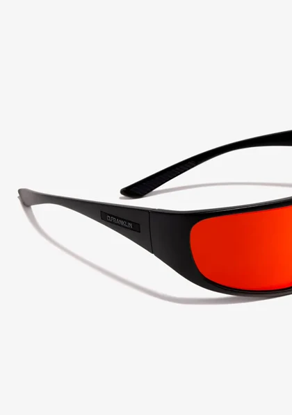 عینک آفتابی دی فرانکلین مدل D.franklin Nell Matt Black / Red Revo