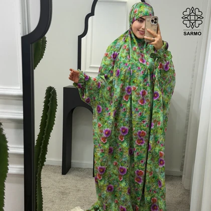چادرنماز آستین‌دار باغ بهشت