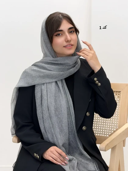 4611-شال ابریشم تی تی