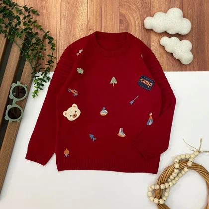 بلوز بافت پسرانه مدل کمپ