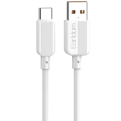 کابل شارژ USB-C ارلدام Earldom مدل EC-183C جریان 3 آمپر 1 متر