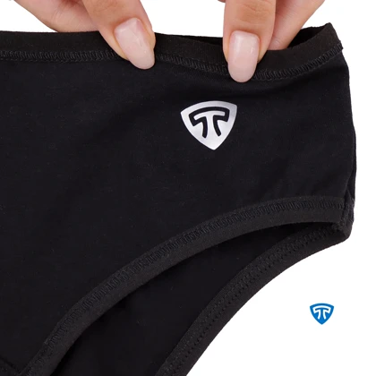 شورت نیم‌پد تاپیک بسته 3 عددی مشکی لاله-روزانه