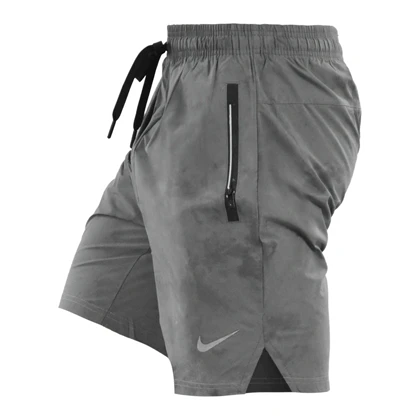 شلوارک ورزشی مردانه نایک مدل Dri Fit-9036 طوسی روشن