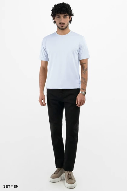 تیشرت یقه گرد آستین کوتاه