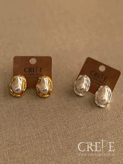 گوشواره صدف باروک