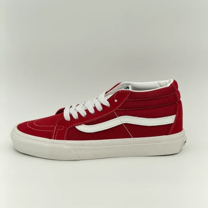 ونس اسکیت مید زرشکی/Vans sk8 mid red wine