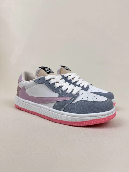 کتانی زنانه ایر جردن وان لو اسکات تراویس نایک AIR jordan 1 | کتانی ونس زنانه ایر جردن وان لو اسکات تراویس نایک AIR jordan 1 low Travis Scott کد 943 کد 351