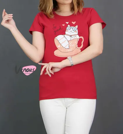 تیشرت طرح CAT
