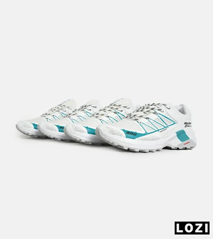 کفش کتانی مردانه و زنانه سفید آبی Salomon Lab V.03 مدل 7214