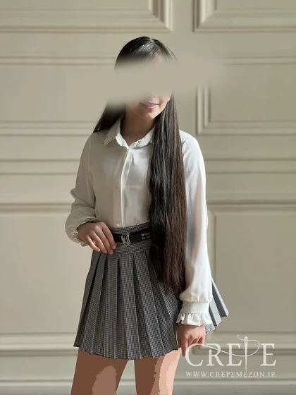 دامن پلیسه طرح پیچازی