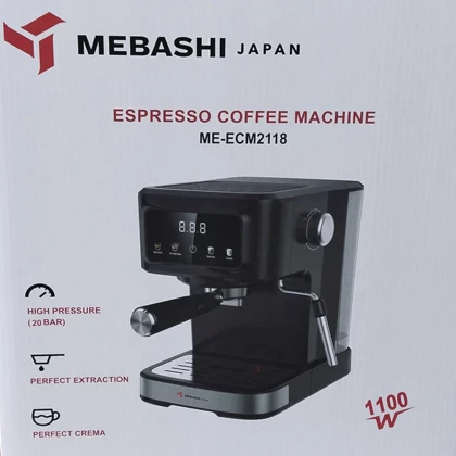 اسپرسوساز خانگی مباشی ( mebashi ) مدل ME-ECM2118 حجکم 1500 میلی‌لیتر
