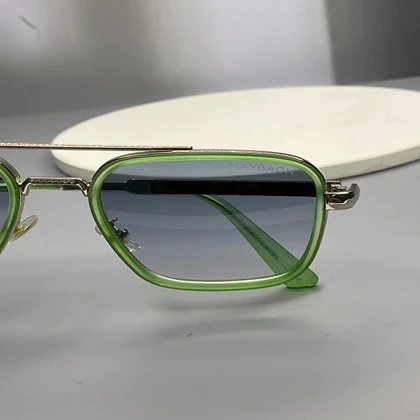 عینک آفتابی میباخ با فریم کائوچو و فلز و لنز پلی‌کربنات UV400 Maybach Luxury