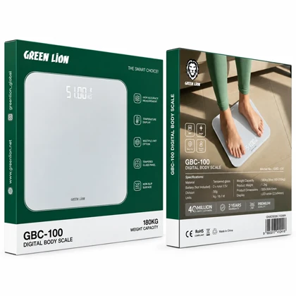 ترازو دیجیتال گرین لاین مدل GBC-100 ظرفیت 180 کیلوگرم