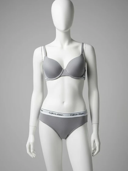 ست شورت اسلیپ و سوتین فنر دار کلوین کلاین Calvin Klein