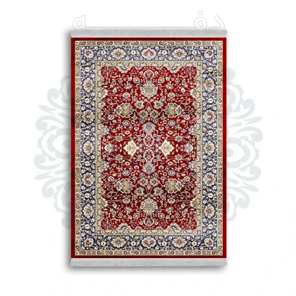 *جدید* فرشینه از جنس پارچه شانل مخمل ترک طرح فانتزی برند دفه کد 1247