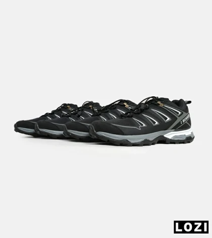 کفش کتانی بزرگ پا مشکی خاکستری I-Runner