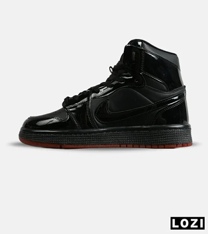 کفش کتانی بزرگ پا ساق‌دار مشکی NIKE AIR Jordan 1 مدل 8649