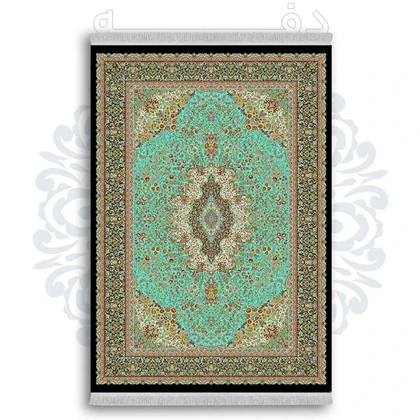 فرشینه از جنس پارچه هازان مخمل ترک طرح سنتی و مدرن برند دفه کد DDSS120