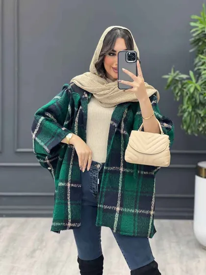 پالتو خفاشی بغل دکمه