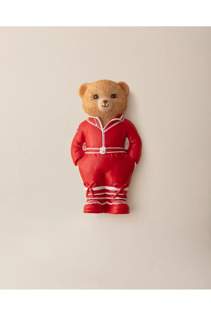 مگنت Madame Coco مدل Jolie Bear رزین - قرمز