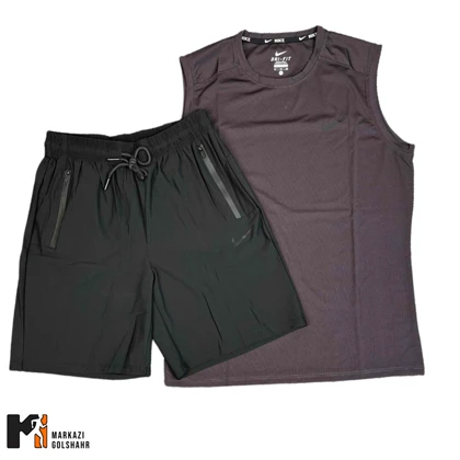 ست حلقه‌ای شلوارک مردانه نایک کد 8151