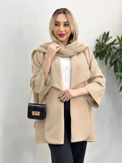 مانتو مغزی دوزی طلایی