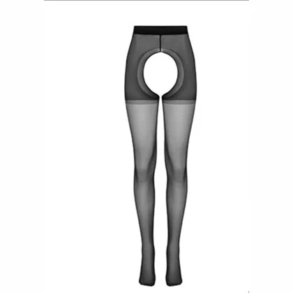 جوراب شلواری شیشه ای فاق باز