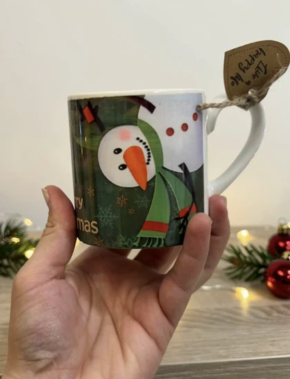 ماگ سرامیکی دسته دار طرح کریسمسی