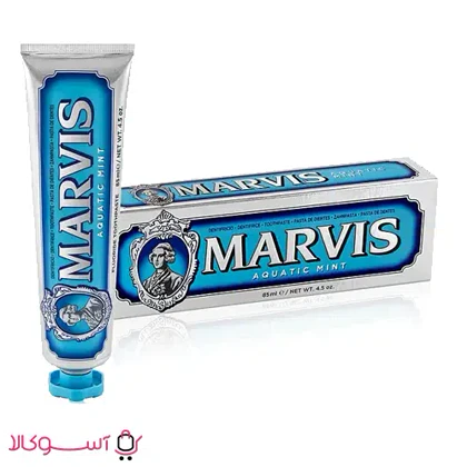خمیر دندان مارویس مدل aquatic mint (نعنا یخی)