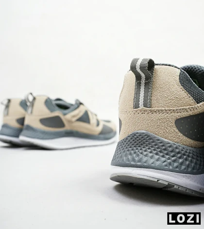 کفش کتانی طبی زنانه و مردانه طوسی کرم SKECHERS archfit v02
