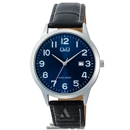 ساعت کیو اند کیو صفحه سورمه ای Q&Q A44A-005PY