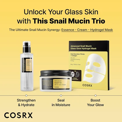 کرم آبرسان و ترمیم کننده حلزون کوزارکس COSRX مدل Advanced Snail 92 حجم 100g