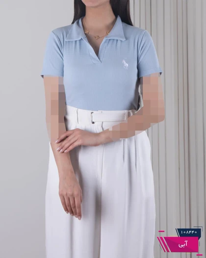 پلوشرت زنونه کبریتی گلدوزی ELSA/POLO