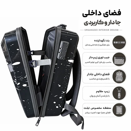 کوله پشتی مدرسه مدل MS1090 طرح ADIDAS
