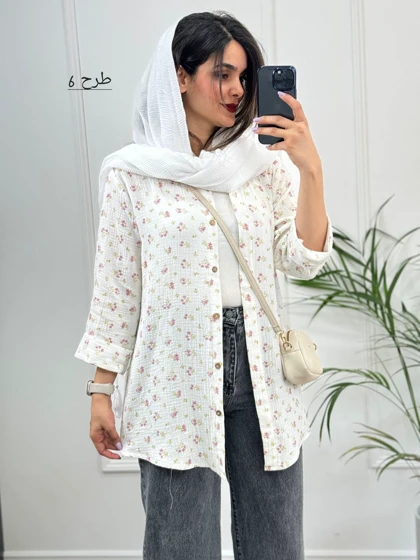 مانتو دخترانه شکوفه