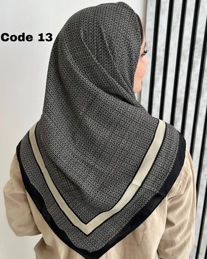 روسری حریر کرپ اورجینال 4100