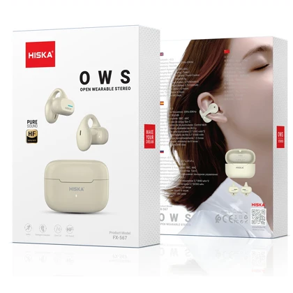 هندزفری بلوتوثی هیسکا HISKA مدل FX-567 با طراحی OWS