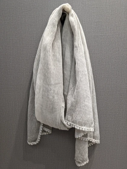 شال کاریان نخی دانتل انگوری 20270