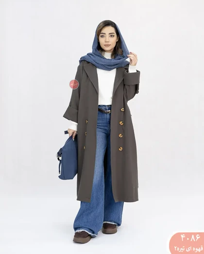 مانتو بلند ساینا 4086