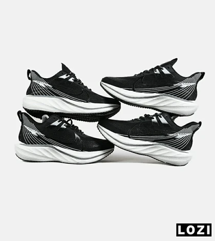 کفش کتانی مردانه و زنانه مشکی سفید نایک NIKE lab Zoom Fly 'sp مدل 7256