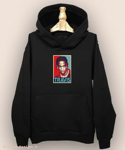 هودی مردانه و زنانه طرح تراویس اسکات کد 942