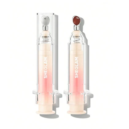 لیپ گلاس حجم دهنده شیگلم مدل Booster shine رنگ Sepia Kiss