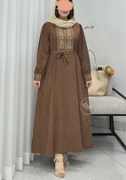 پیراهن مانتویی آذر