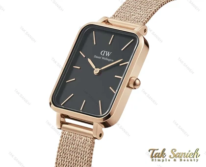 ساعت زنانه دنیل ولینگتون مستطیلی رزگلد DW-3867-L