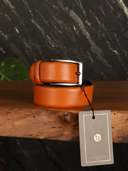 کمربند مردانه بیورا مدل چرم طبیعی میخی کد k080